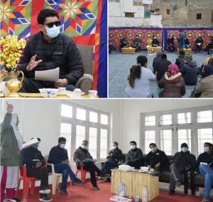CEC Gyalson visits second phase of Lower Leh today, assesses public grievances & developmental issues