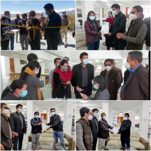 Covid Vaccination Drive for Govt. Employees begin in Leh