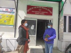 EC Mehdi visits Nubra to take stock of arrangements for Covid-19 patients