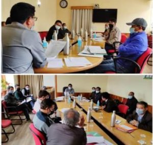 CEC Leh reviews non-plan budget of various departments