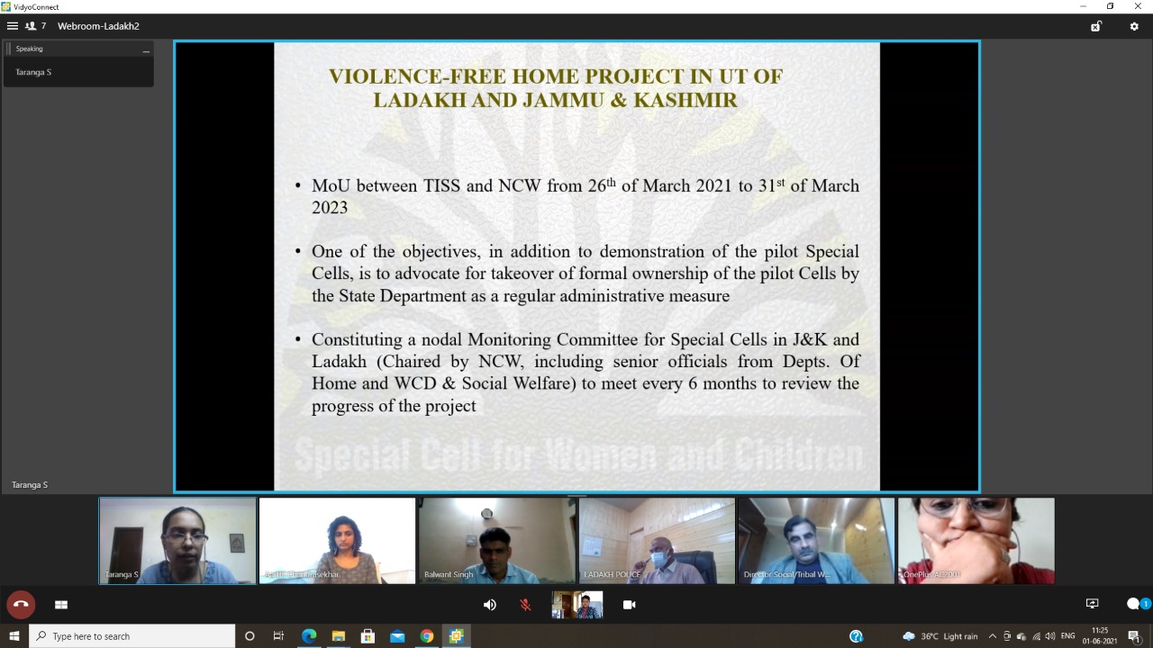 Secretary Padma holds meeting to discuss implementation of pilot cells in Leh & Kargil