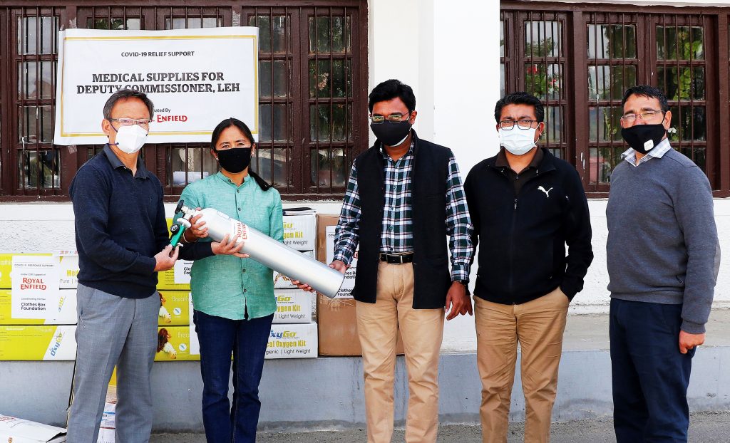 Royal Enfield donates Covid19 medical supplies under CSR The