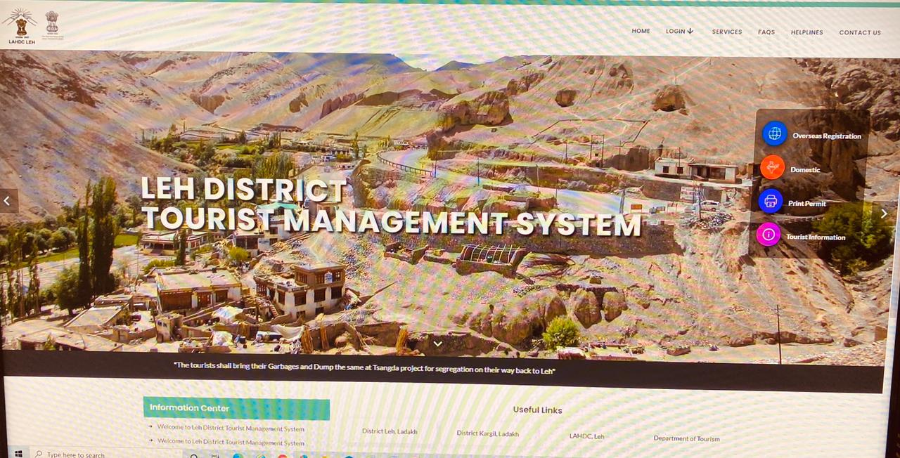 CEC Leh launched revamped District Tourist Management System portal