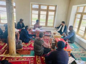 SDM Nubra visits Khema, Digger villages