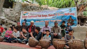 7 day traditional folk music workshop by the LAACL Kargil concludes at Garkone (1)