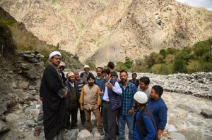 EC Syed Abbas assesses flood restoration works in various villages of Barsoo area (3)