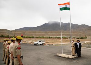 Independence Day Celebrations, 2021, EC Syed Abbas unfurls tri-colour at Council Secretariat (4)