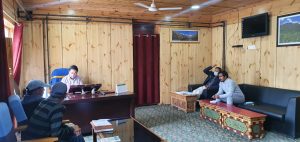 EC Mohsin Ali takes stock of developmental works in Shakar Chiktan Sub Division, Shargole Constituency (1)