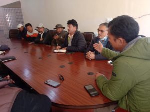 EC Tashi convenes meeting to discuss issues of religious monuments coming under road realignment of NH 301 (1)