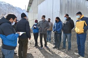 Div Com Ladakh Saugat Biswas visits Sodh Block (2)