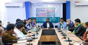 DC Santosh chairs interactive session of IIT experts with entrepreneurs of Kargil