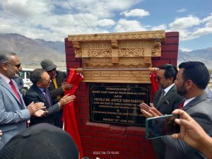 Justice Tashi Rabstan lays foundation stone of Munsif Court Complex at Padum Zanskar (5)