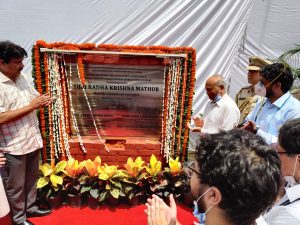LG Mathur lays foundation stone of Ladakh Bhawan Kargil wing at Dwarka Delhi (1)
