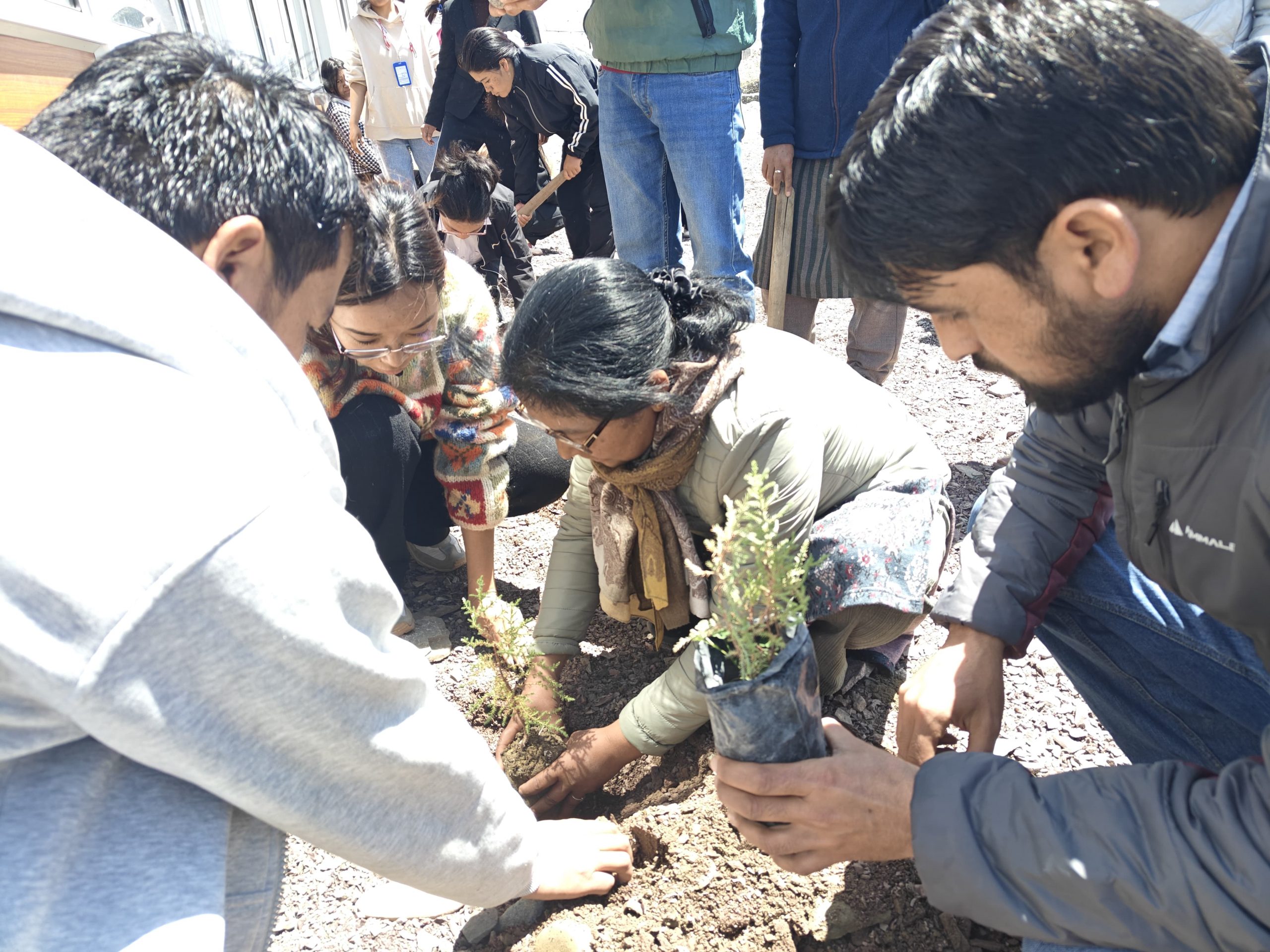 The Forest Department, in collaboration with Government Degree College Khaltse, celebrated World Earth Day
