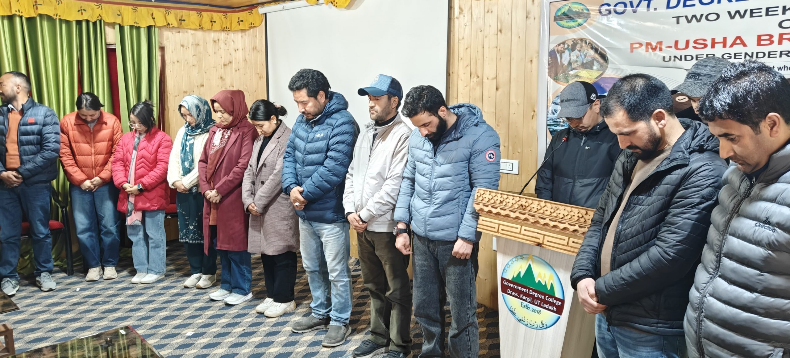 GDC Drass mourns loss of innocent lives in Pahalgam terror attack.