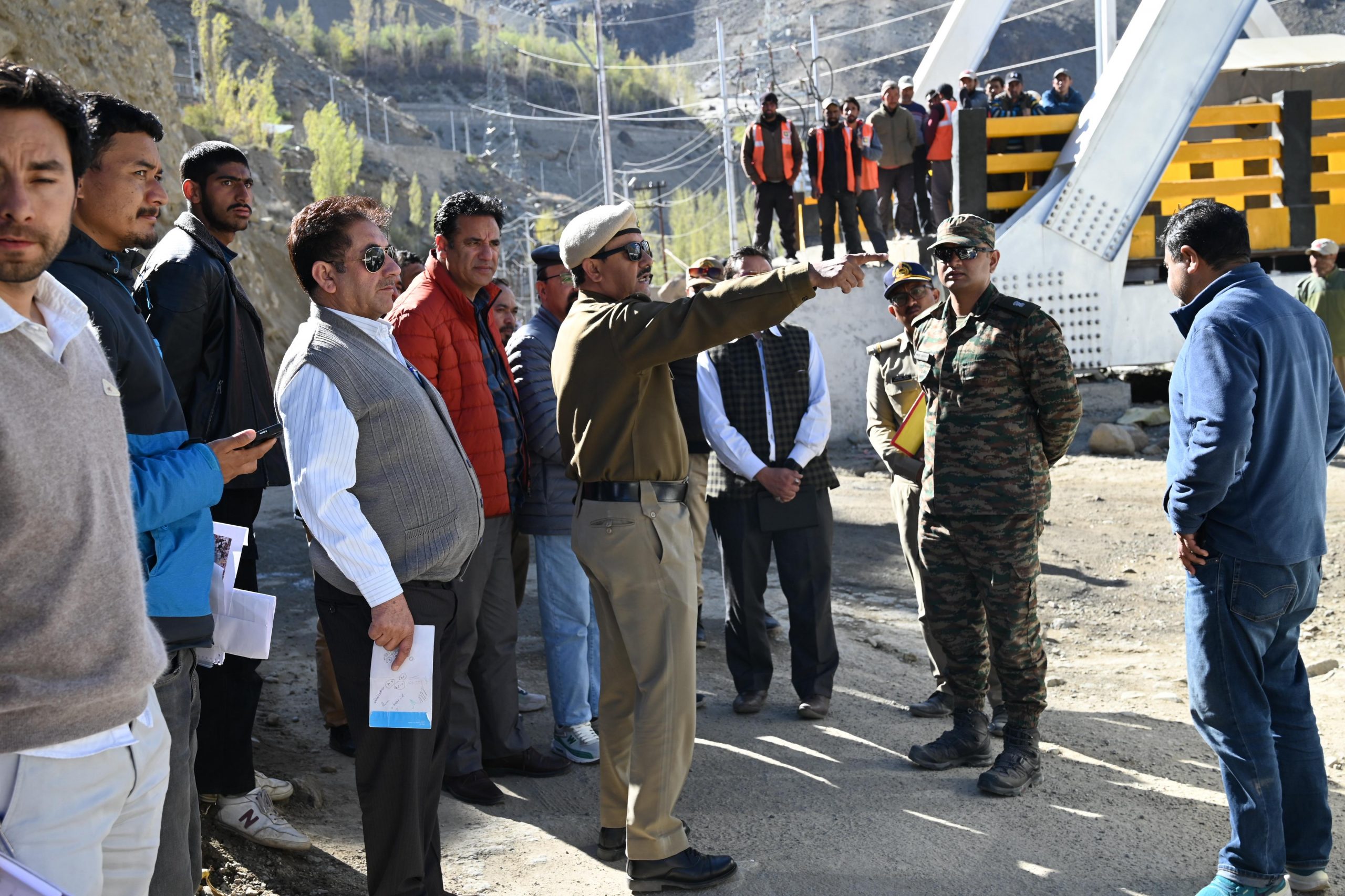 CEC Kargil inspects ongoing infrastructure projects, addresses public concerns