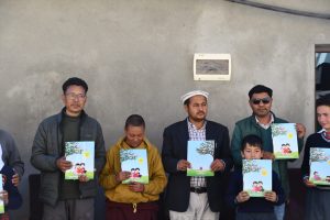 Govt. Model Middle School Biathang inaugurates Egay Classes, launches textbooks in Egay script.