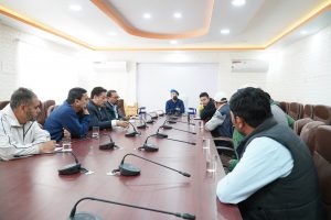 CEC Kargil Dr. Mohd Jaffer Akhoon Reviews Progress of Sodh Lift Irrigation Project.