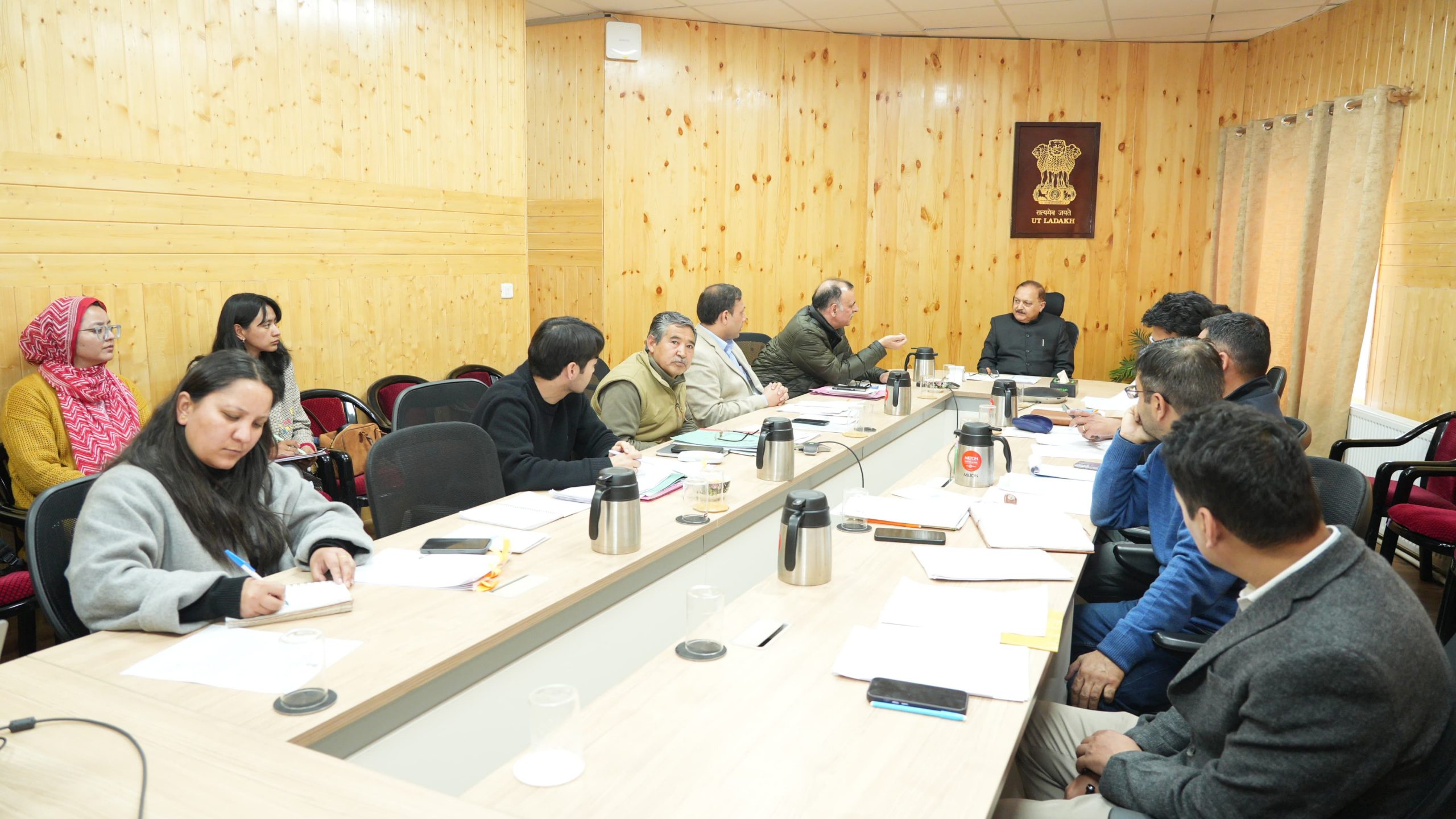 Chief Secretary Dr. Pawan Kotwal Chairs 3rd Steering Committee Meeting of Ladakh CAMPA.