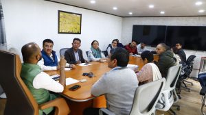 DC Leh @santoshsukhadeve convenes meeting with various departments for