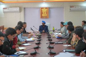 CEC Dr. Mohd Jaffer Akhoon Reviews Ongoing Development Schemes in SVD Sankoo Subdivision.