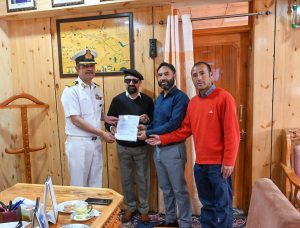 CEC Kargil Presents Land Allotment Order to Zila Sainik Welfare Board.