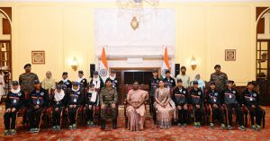 A Momentous Encounter: Students from Drass Meet the Hon’ble President of India.