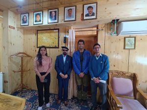CEC Kargil addresses various issues in meeting with Administrative Secretary Bhupesh Chaudhary and Administrative Secretary Shashanka Ala.