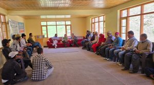 Director, Sheep Husbandry Ladakh Leads Ground-Level Inspection & Public Dialogue in Taisuru Block, Joined by Councillor Taisuru.
