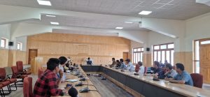 SDM Nubra Chairs Meeting on Dharti Aaba Abhiyan Awareness and Saturation Camps.