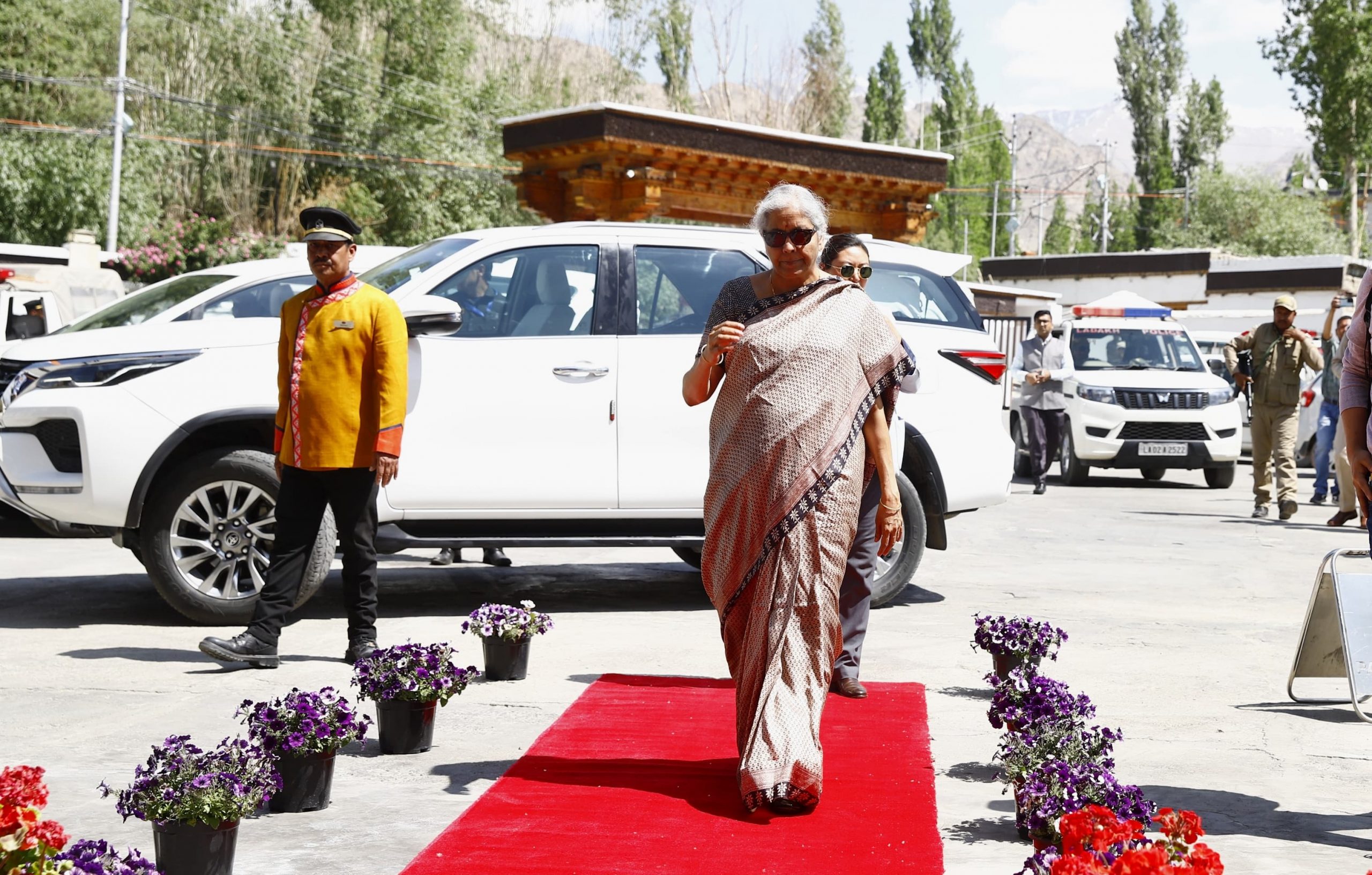 Hon'ble Union Finance Minister Nirmala Sitharaman visits Leh