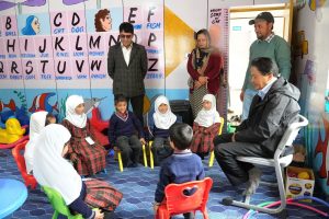 Executive Councillor Kacho Mohd Feroz Conducts Extensive Tour of Villages in Sankoo Subdivision to Address Public Concerns and Review Developmental Works.