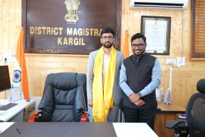 Rakesh Kumar (IAS) takes charge as new Deputy Commissioner/ CEO, LAHDC, Kargil.