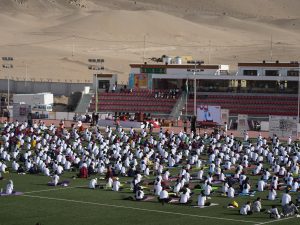 11th International Day of Yoga Celebrated in Leh.