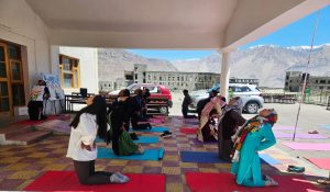 International Day of Yoga (IDY-2025) Celebrated at Govt. Degree College Nobra, Leh-Ladakh.