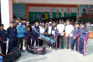 DCPU Kargil Distribute Sports Kits to Child Care Institutions on International Day of Yoga.