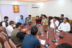 CEC Dr. Jaffer chairs meeting to review arrangements for Moharram.