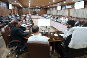 Newly joined Deputy Commissioner, Kargil chairs introductory meeting with sectoral heads, district officers.