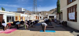 District Legal Services Authority, Leh, observed International Yoga Day on 21st June 2025 at District Court Complex Leh in compliance to the directions issued by the Hon'ble High Court of Jammu and Kashmir and Ladakh.