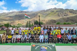Sarhad Shauryathon - a grand event to honour the Kargil heroes held at Drass.