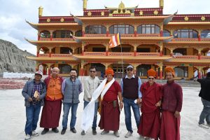 EC Tashi visit villages to review ongoing developmental works in Zanskar.
