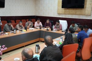 DC Leh convenes Introductory meeting with District Officers of Leh District.