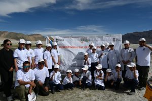 Harmony at High Altitude: International Day of Yoga (IDY) 2025 at Pangong Lake.