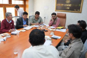 DEO/DC Leh Chairs Review Meeting on Special Summary Revision of Photo Electoral Rolls.