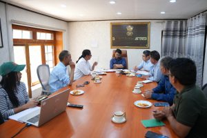DC Leh Chairs Coordination Committee Meeting on Horticulture Development Plan under MIDH