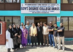 Government Degree College Drass welcomes New Principal.