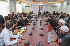 CEC Dr. Mohd Jaffer Akhoon Chairs Meeting to Review Compensation and Progress on NH-301.