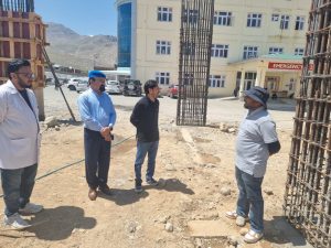 CEC Dr. Jaffer Visits District Hospital Kargil, Reviews Healthcare Facilities and Infrastructure.