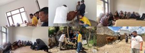 'Month of Compassion' The Animal Husbandry Department, in collaboration with Chamba Animal Care Centre, organised an Animal Health Awareness and Adoption Camp at Main Market Leh.