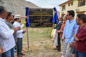 CEC Kargil Lays Foundation Stone for ₹13 Crore Finance Complex at Kurbathang.